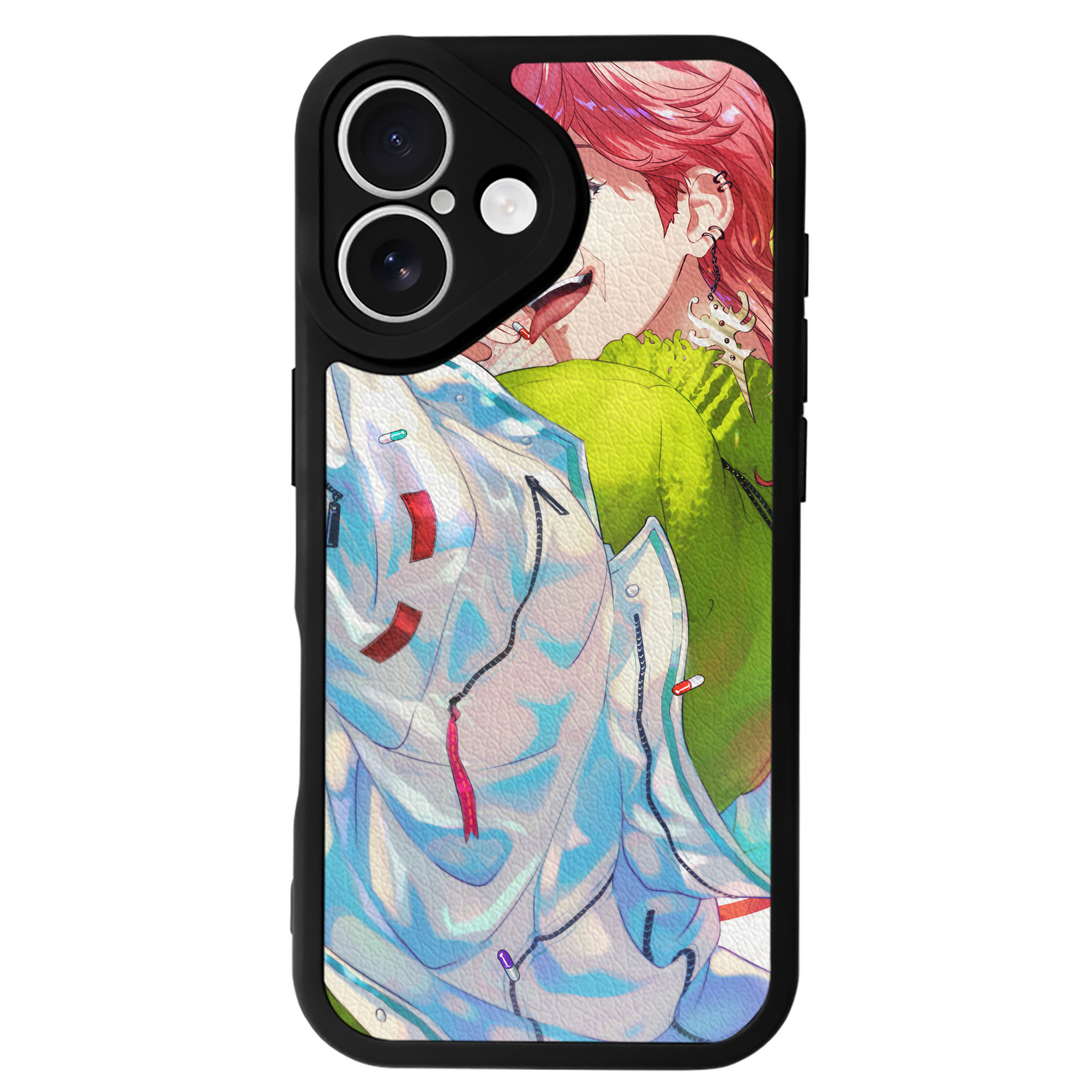 （画像用） 東京リベンジャーズ Tokyo Revengers 【iPhone 16シリーズ対応】シリコンスマホケース（レザー調） 材質：シリコン